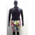 Corsario\Bermuda estampado de cos alto 90994